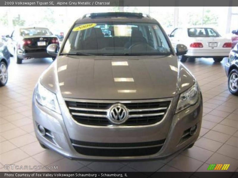 Alpine Grey Metallic / Charcoal 2009 Volkswagen Tiguan SE