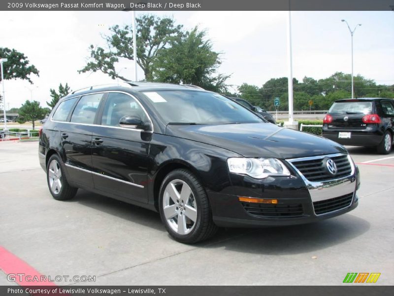 Deep Black / Deep Black 2009 Volkswagen Passat Komfort Wagon