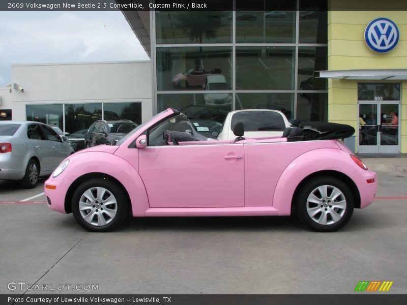 Custom Pink / Black 2009 Volkswagen New Beetle 2.5 Convertible