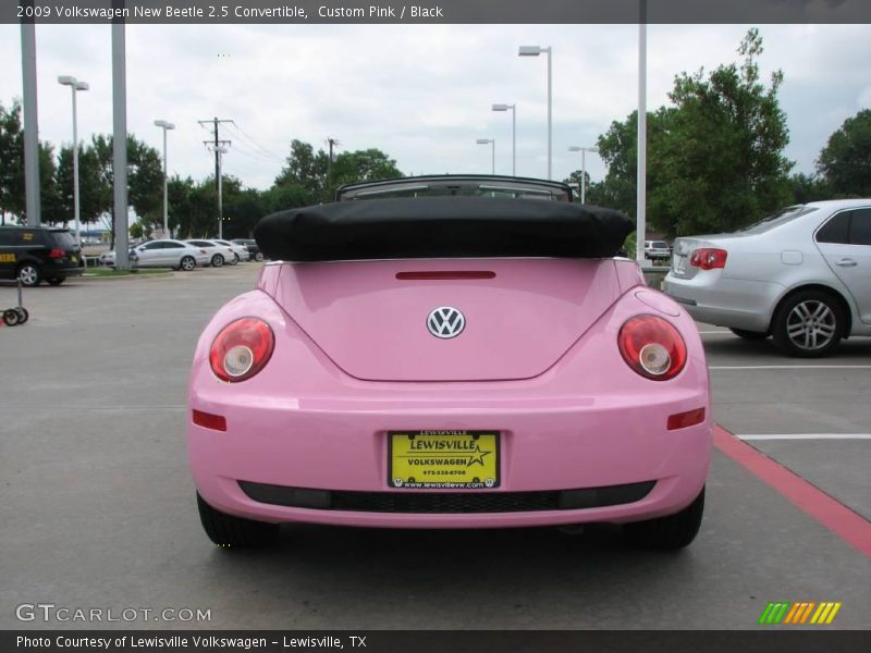 Custom Pink / Black 2009 Volkswagen New Beetle 2.5 Convertible