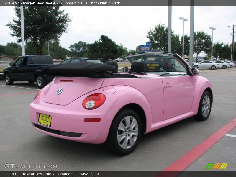 Custom Pink / Black 2009 Volkswagen New Beetle 2.5 Convertible
