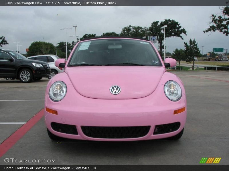 Custom Pink / Black 2009 Volkswagen New Beetle 2.5 Convertible