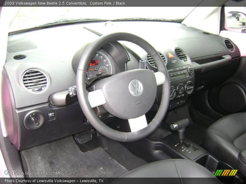 Custom Pink / Black 2009 Volkswagen New Beetle 2.5 Convertible