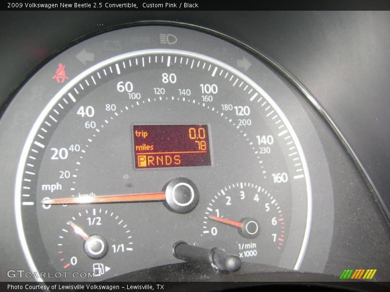 Custom Pink / Black 2009 Volkswagen New Beetle 2.5 Convertible
