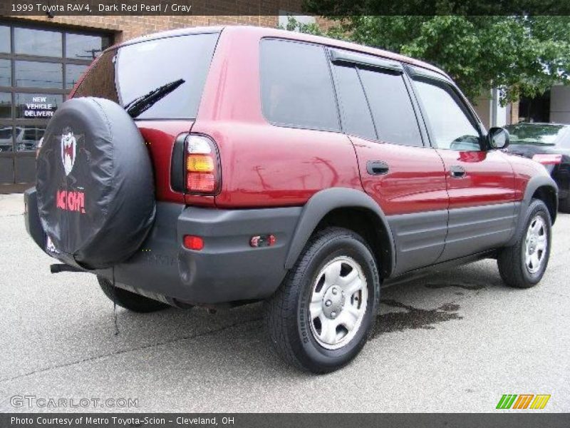 Dark Red Pearl / Gray 1999 Toyota RAV4