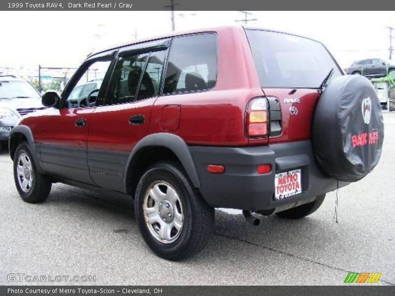 Dark Red Pearl / Gray 1999 Toyota RAV4
