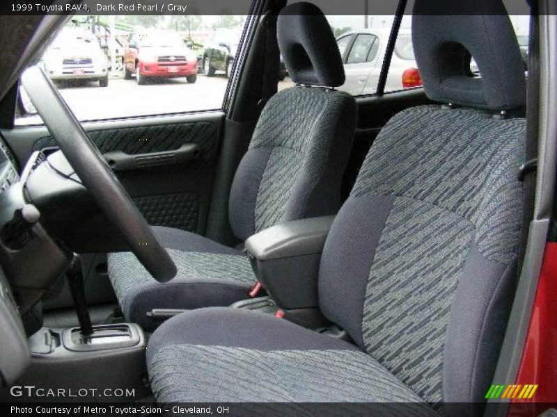 Dark Red Pearl / Gray 1999 Toyota RAV4