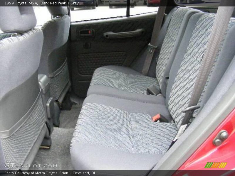 Dark Red Pearl / Gray 1999 Toyota RAV4