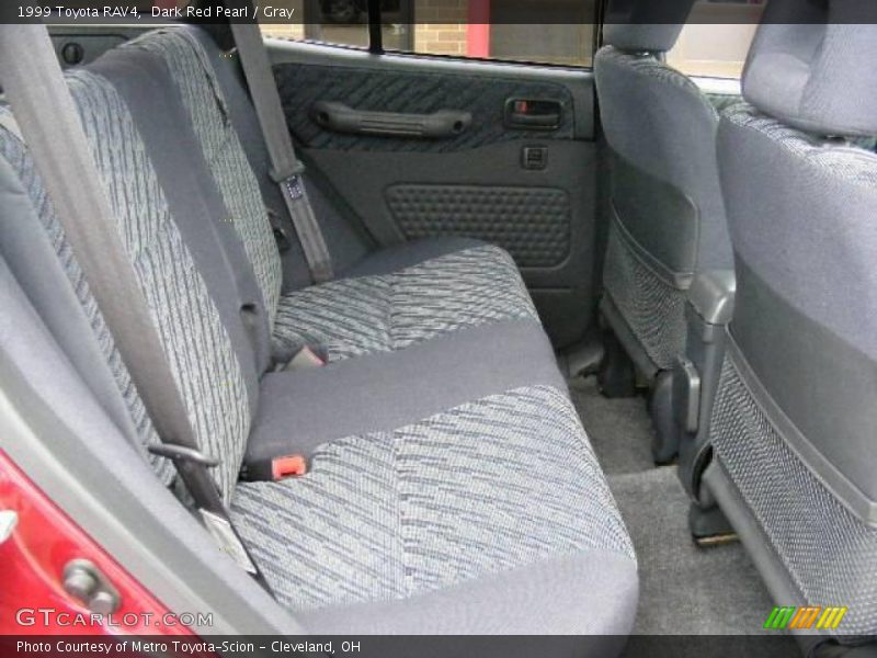 Dark Red Pearl / Gray 1999 Toyota RAV4
