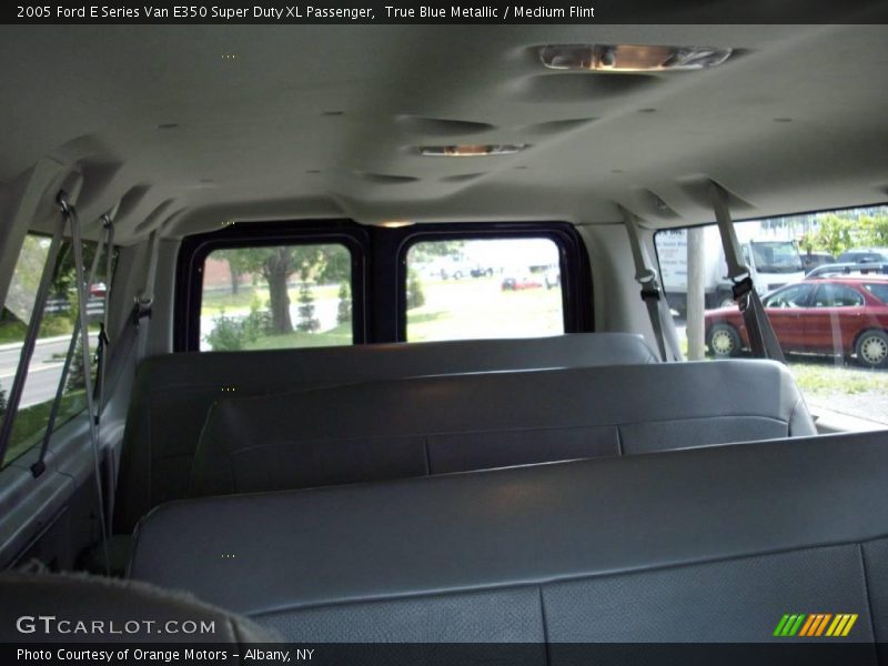 True Blue Metallic / Medium Flint 2005 Ford E Series Van E350 Super Duty XL Passenger