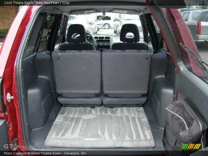 Dark Red Pearl / Gray 1999 Toyota RAV4