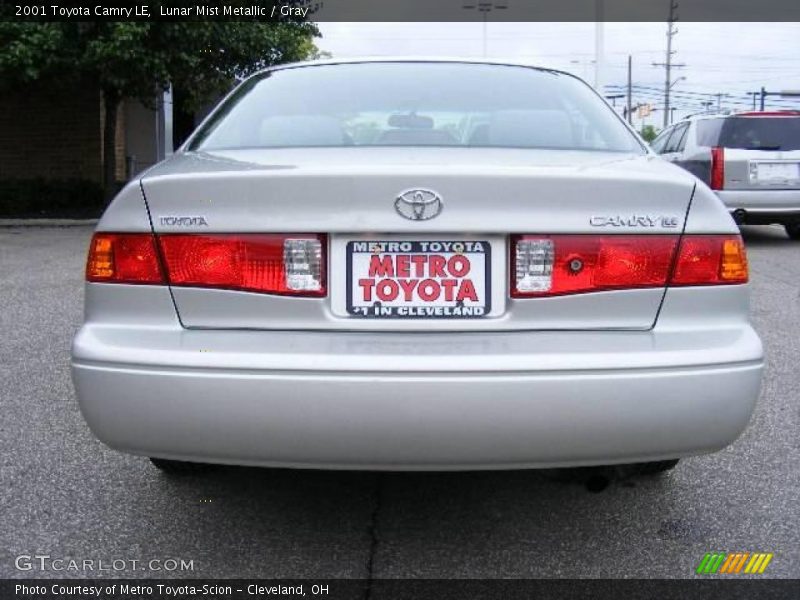 Lunar Mist Metallic / Gray 2001 Toyota Camry LE
