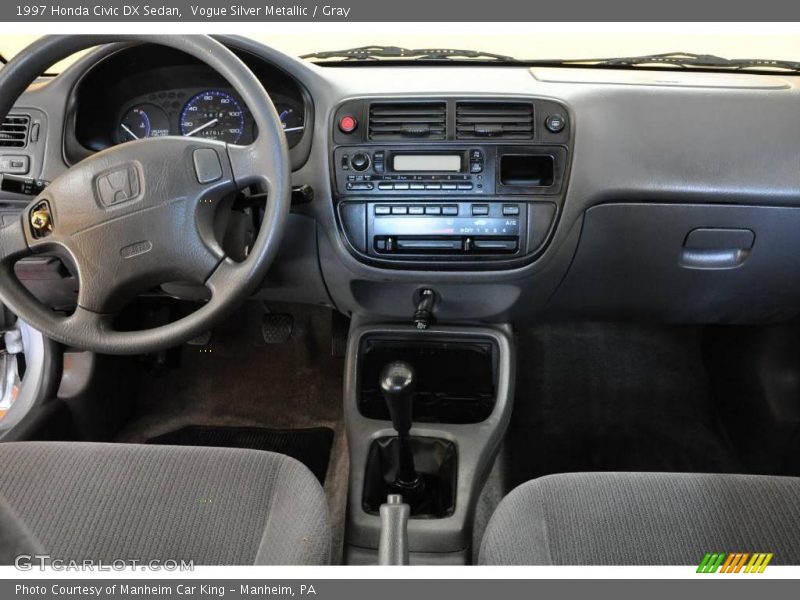 Vogue Silver Metallic / Gray 1997 Honda Civic DX Sedan