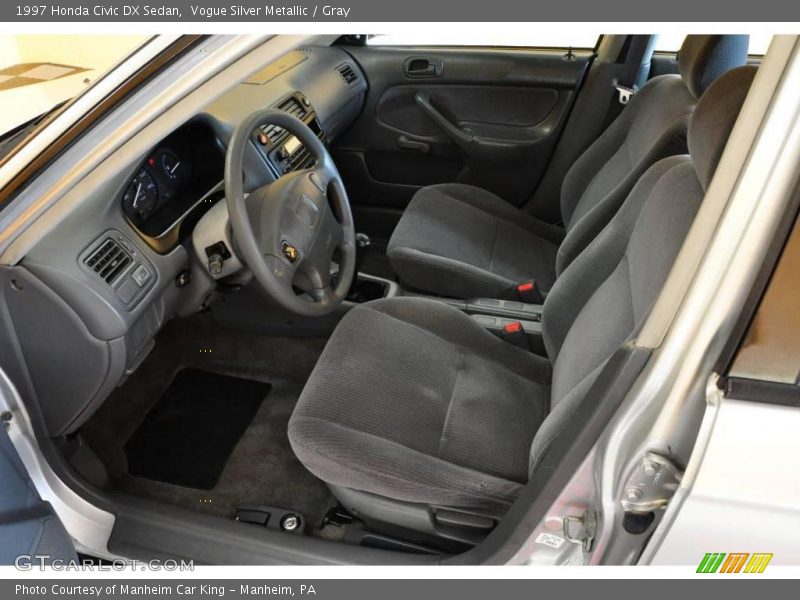 Vogue Silver Metallic / Gray 1997 Honda Civic DX Sedan