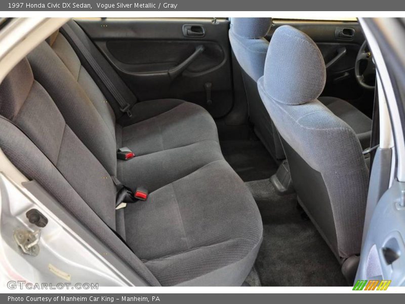 Vogue Silver Metallic / Gray 1997 Honda Civic DX Sedan