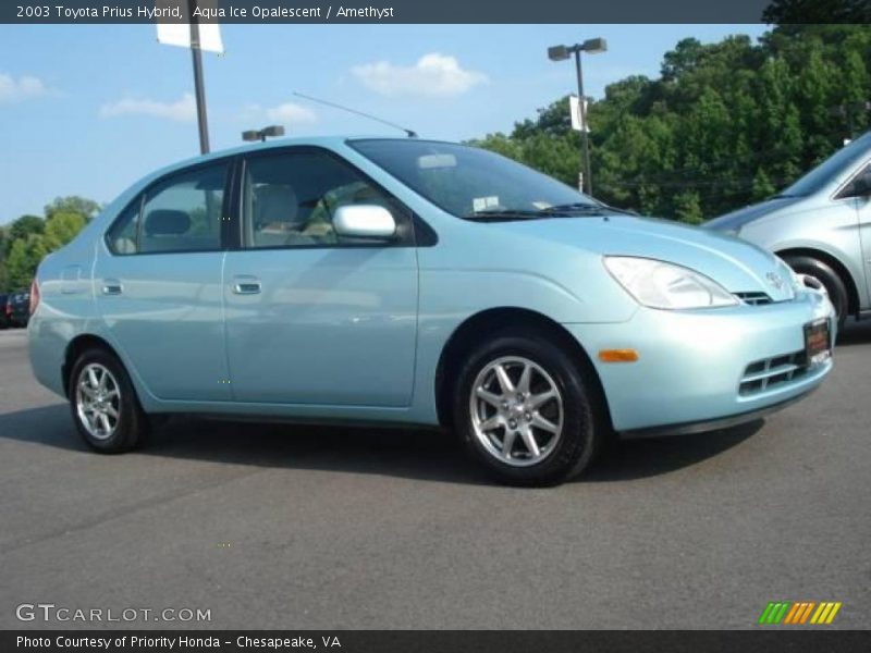 Aqua Ice Opalescent / Amethyst 2003 Toyota Prius Hybrid