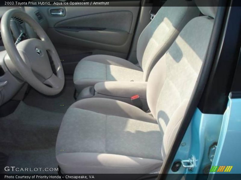 Aqua Ice Opalescent / Amethyst 2003 Toyota Prius Hybrid