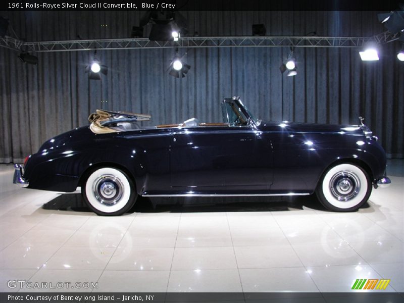 Blue / Grey 1961 Rolls-Royce Silver Cloud II Convertible