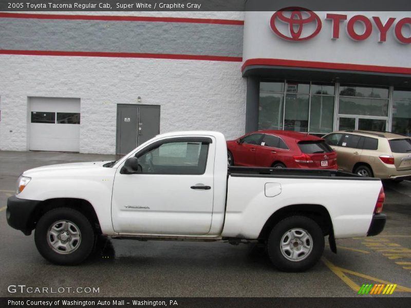 Super White / Graphite Gray 2005 Toyota Tacoma Regular Cab