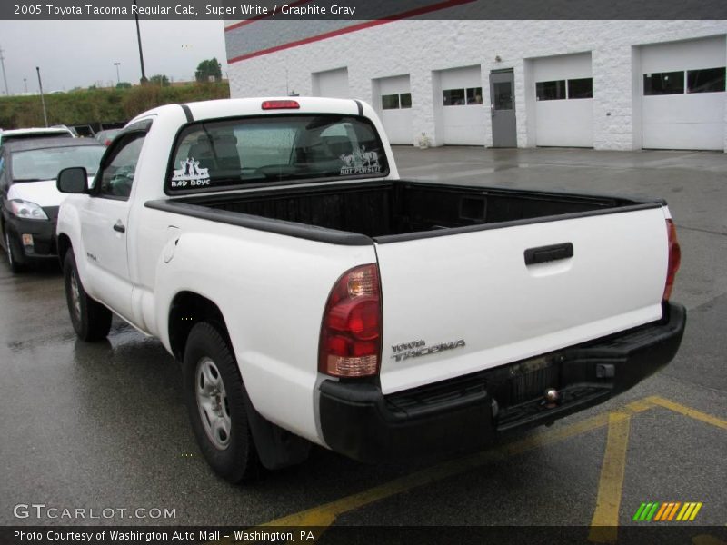 Super White / Graphite Gray 2005 Toyota Tacoma Regular Cab