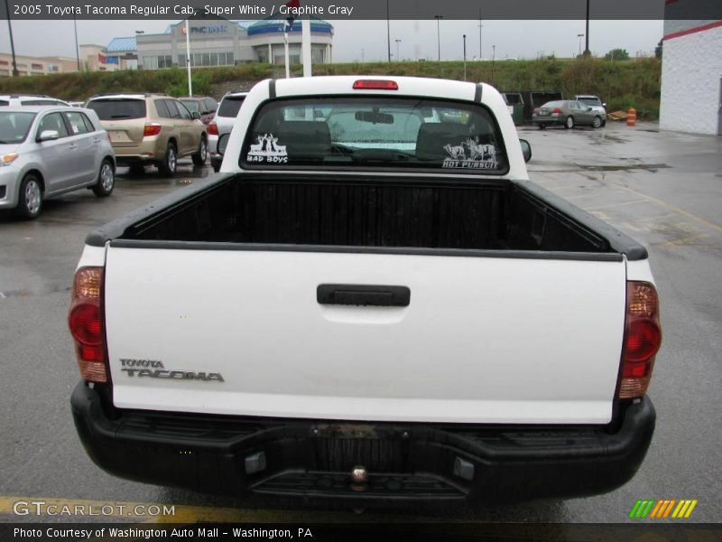 Super White / Graphite Gray 2005 Toyota Tacoma Regular Cab