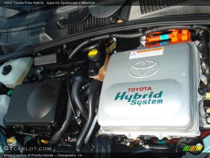 Aqua Ice Opalescent / Amethyst 2003 Toyota Prius Hybrid