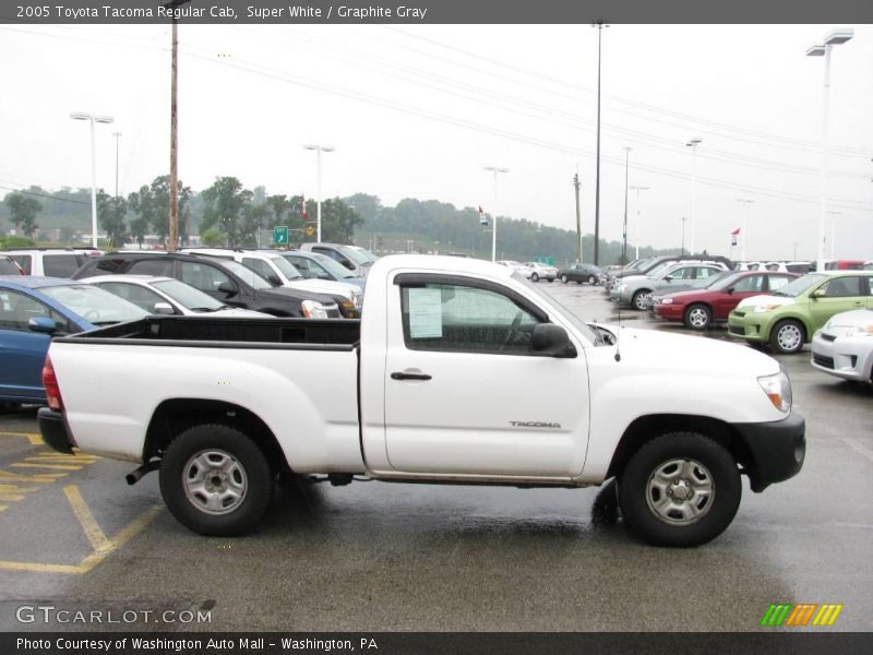 Super White / Graphite Gray 2005 Toyota Tacoma Regular Cab