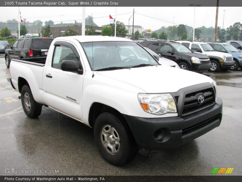 Super White / Graphite Gray 2005 Toyota Tacoma Regular Cab