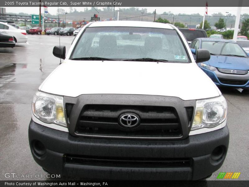 Super White / Graphite Gray 2005 Toyota Tacoma Regular Cab