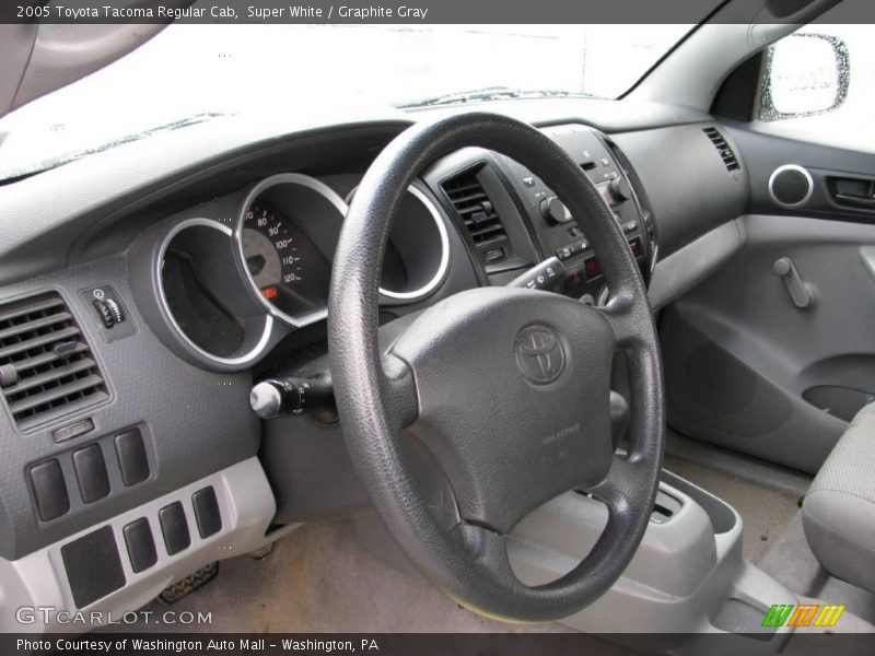 Super White / Graphite Gray 2005 Toyota Tacoma Regular Cab