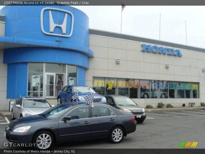 Graphite Pearl / Gray 2007 Honda Accord LX V6 Sedan