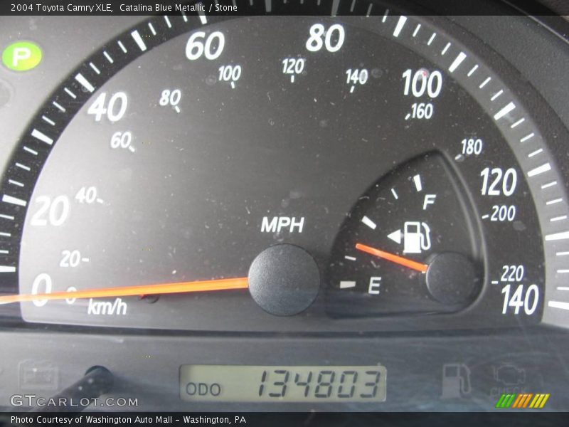 Catalina Blue Metallic / Stone 2004 Toyota Camry XLE