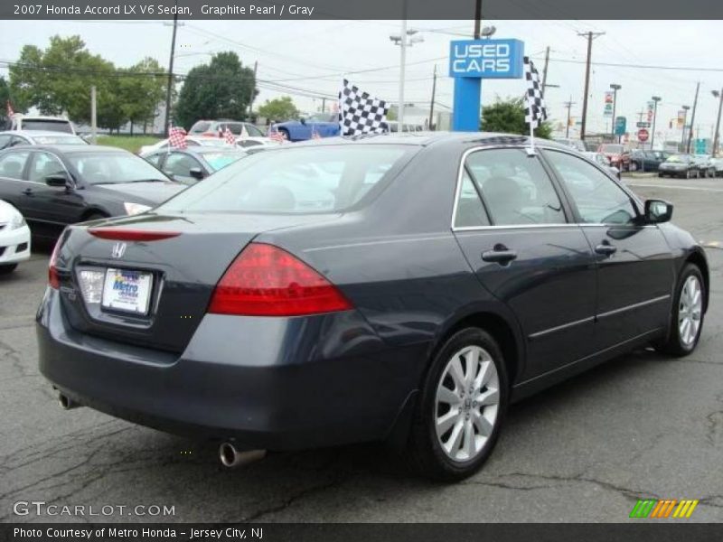 Graphite Pearl / Gray 2007 Honda Accord LX V6 Sedan