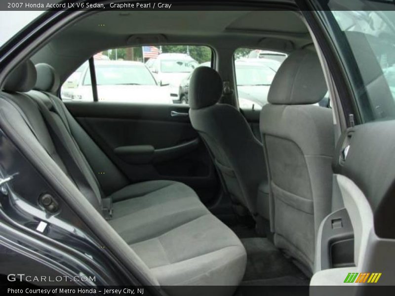 Graphite Pearl / Gray 2007 Honda Accord LX V6 Sedan