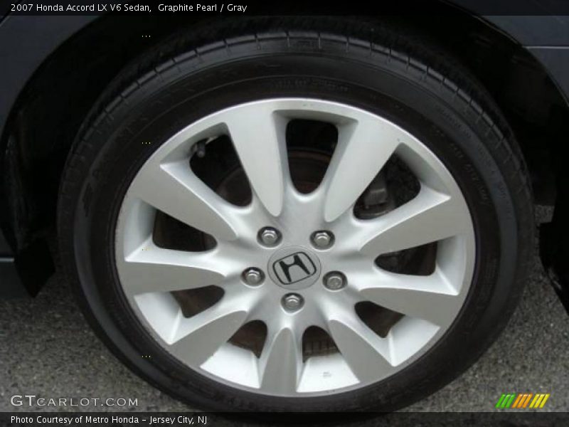 Graphite Pearl / Gray 2007 Honda Accord LX V6 Sedan