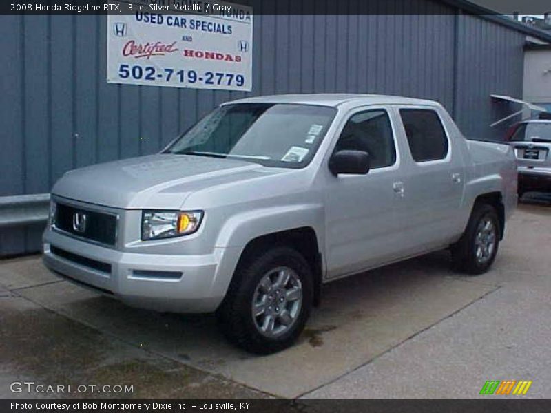 Billet Silver Metallic / Gray 2008 Honda Ridgeline RTX