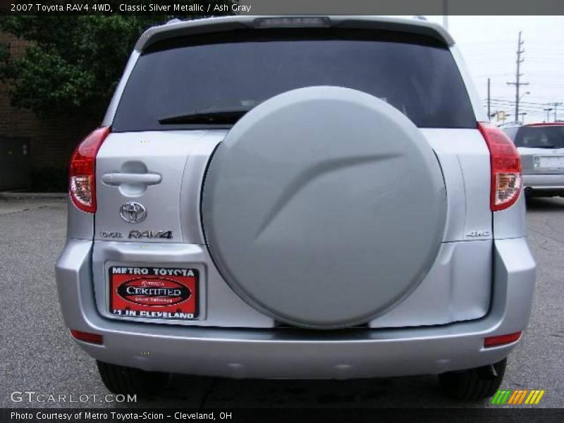 Classic Silver Metallic / Ash Gray 2007 Toyota RAV4 4WD
