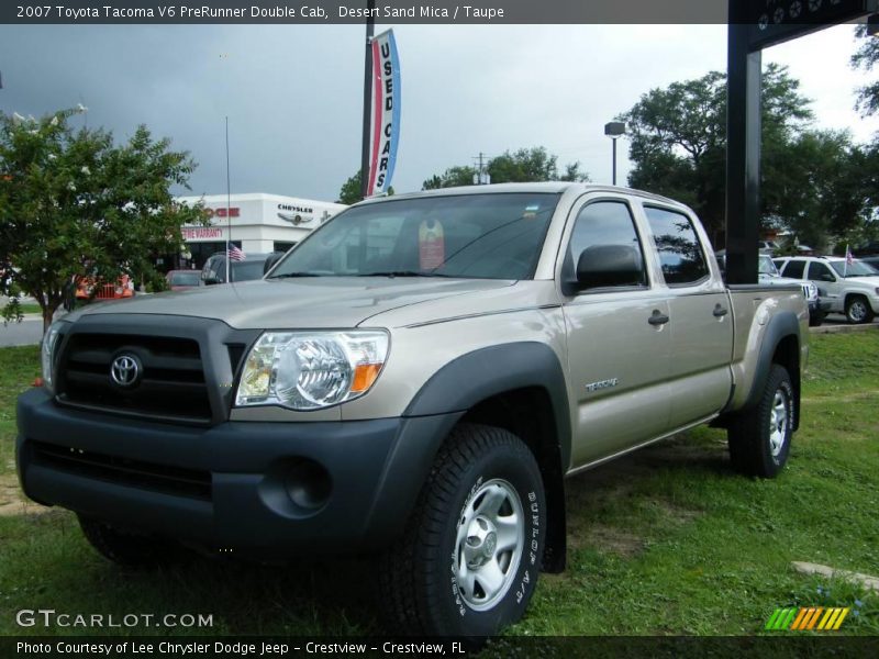 Desert Sand Mica / Taupe 2007 Toyota Tacoma V6 PreRunner Double Cab