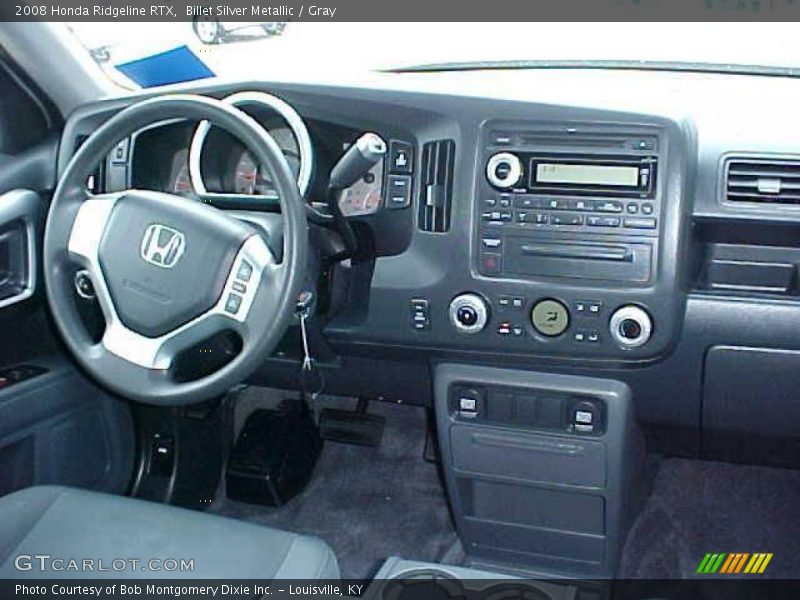 Billet Silver Metallic / Gray 2008 Honda Ridgeline RTX