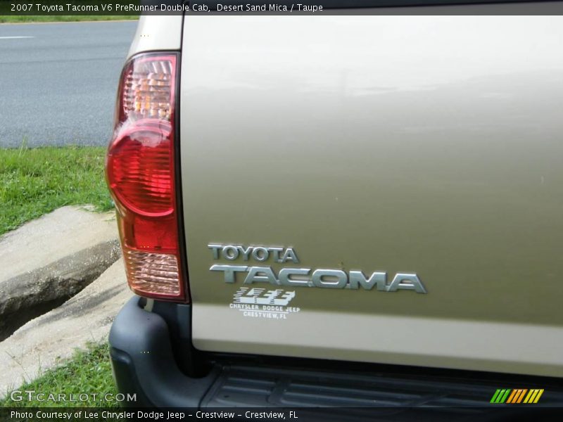 Desert Sand Mica / Taupe 2007 Toyota Tacoma V6 PreRunner Double Cab