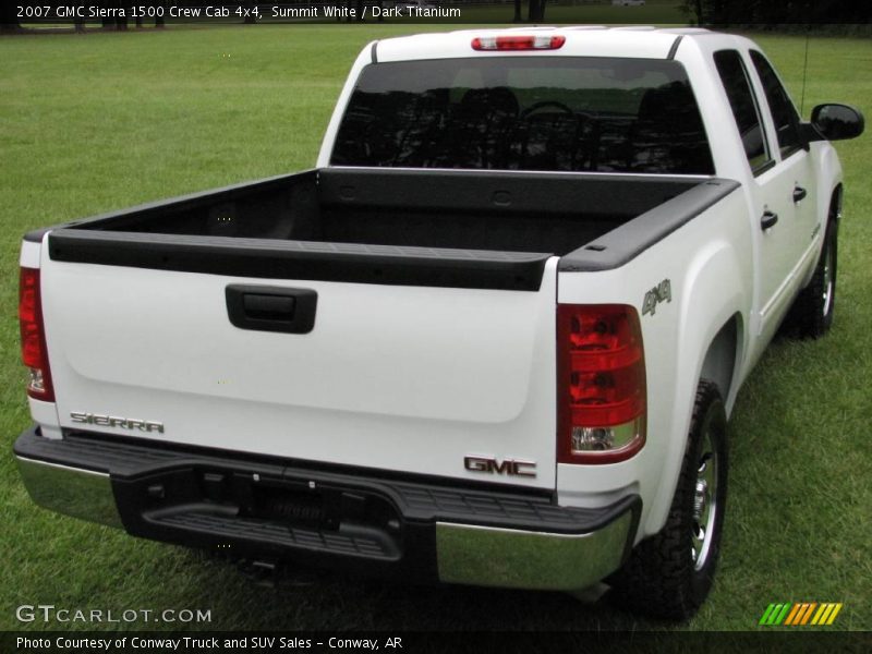 Summit White / Dark Titanium 2007 GMC Sierra 1500 Crew Cab 4x4