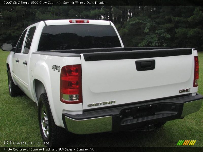 Summit White / Dark Titanium 2007 GMC Sierra 1500 Crew Cab 4x4