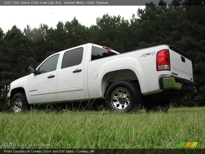 Summit White / Dark Titanium 2007 GMC Sierra 1500 Crew Cab 4x4