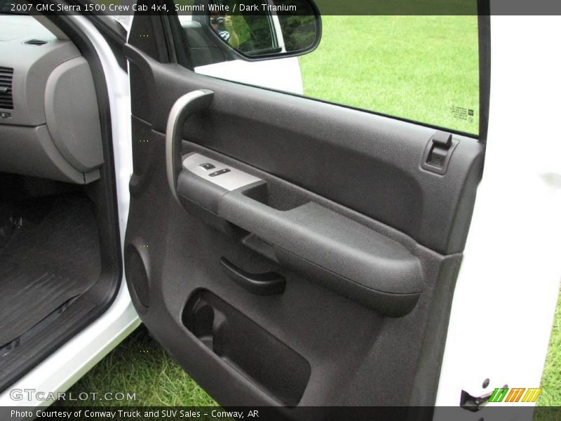 Summit White / Dark Titanium 2007 GMC Sierra 1500 Crew Cab 4x4