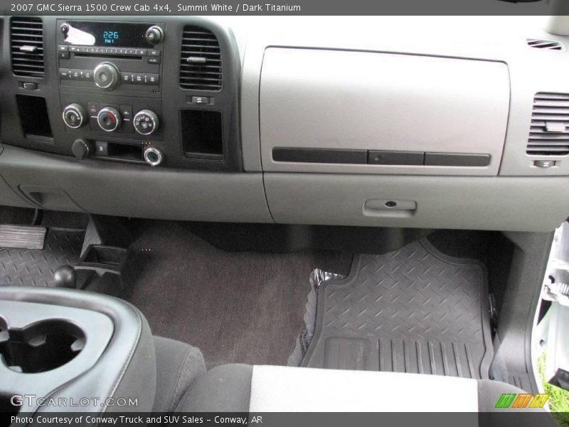 Summit White / Dark Titanium 2007 GMC Sierra 1500 Crew Cab 4x4