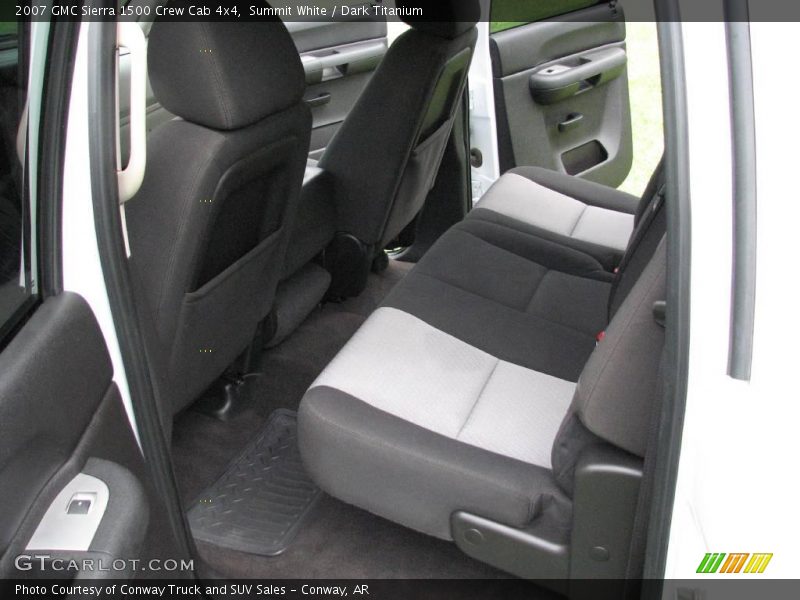 Summit White / Dark Titanium 2007 GMC Sierra 1500 Crew Cab 4x4