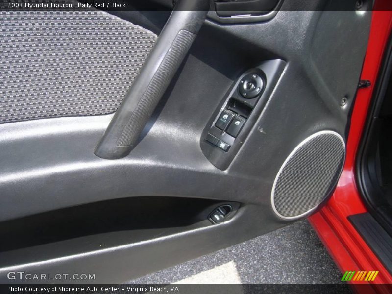 Rally Red / Black 2003 Hyundai Tiburon