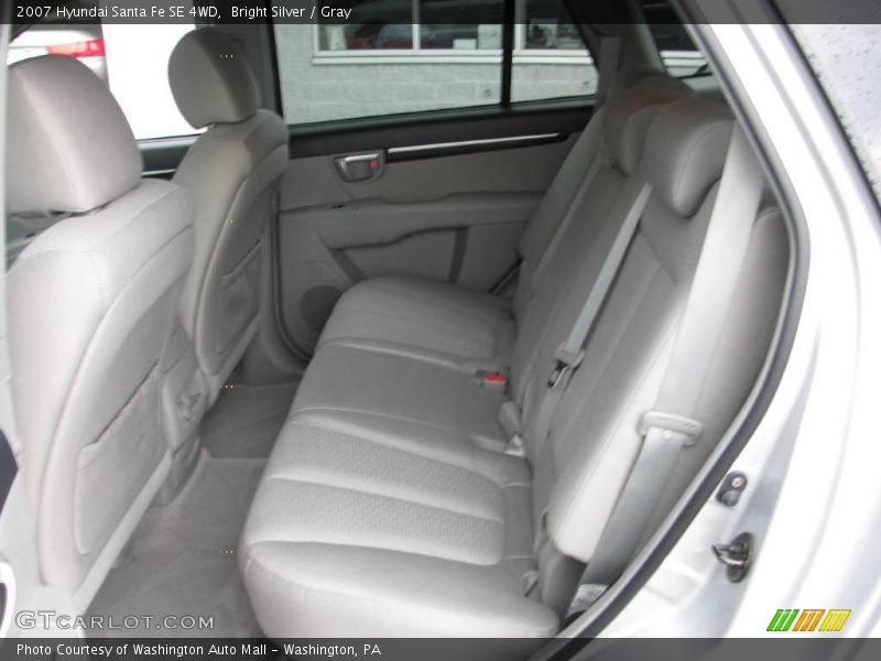Bright Silver / Gray 2007 Hyundai Santa Fe SE 4WD