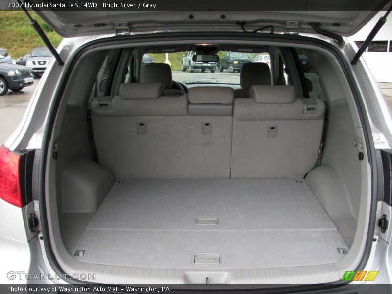 Bright Silver / Gray 2007 Hyundai Santa Fe SE 4WD