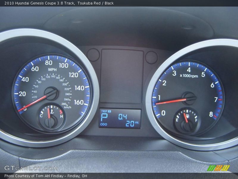 Tsukuba Red / Black 2010 Hyundai Genesis Coupe 3.8 Track
